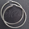 Argolla Mediana 02.389.0185.50 Plata Rodinada, Diseño de Hueco, Pulido, Tono Plateado