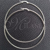 Argolla Grande 02.389.0186.70 Plata Rodinada, Diseño de Hueco, Pulido, Tono Plateado