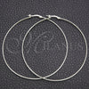Argolla Grande 02.389.0187.70 Plata Rodinada, Diseño de Hueco, Pulido, Tono Plateado