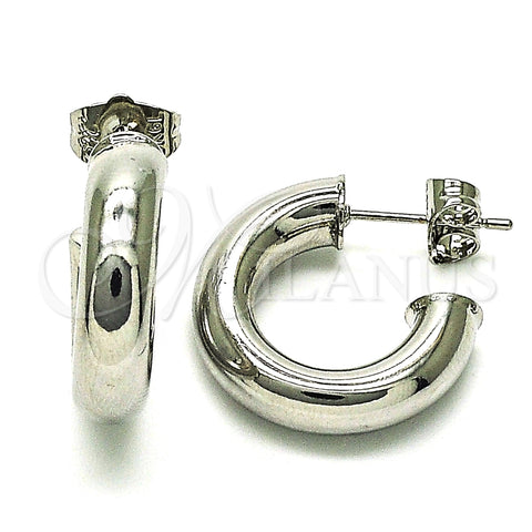 Arete Dormilona 02.163.0155.1.20 Oro Laminado, Pulido, Rodinado