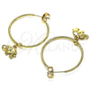 Argolla Mediana 02.63.2739.30 Oro Laminado, Diseño de Elefante, Pulido, Tono Dorado