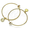 Argolla Grande 02.63.2742.50 Oro Laminado, Pulido, Tono Dorado