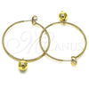 Argolla Mediana 02.63.2744.2.40 Oro Laminado, Pulido, Tono Dorado