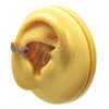Earcuff 02.210.0678 Oro Laminado, Diseño de Infinito, con Blanca Micro Pave, Pulido, Tono Dorado