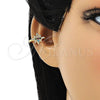 Earcuff 02.210.0680.1 Oro Laminado, con Multicolor Micro Pave, Pulido, Tono Dorado