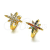 Earcuff 02.210.0682 Oro Laminado, con Blanca Micro Pave, Pulido, Tono Dorado