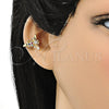Earcuff 02.210.0684.1 Oro Laminado, Diseño de Abeja, con Multicolor Micro Pave, Pulido, Tono Dorado