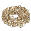 Gargantilla Basica 04.331.0003.36 Oro Laminado, Pulido, Tono Dorado (11 MM Thickness, 36 Inches Length)