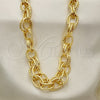 Gargantilla Basica 04.331.0003.36 Oro Laminado, Pulido, Tono Dorado (11 MM Thickness, 36 Inches Length)