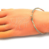 Aro Individual 07.193.0046.05 Oro Laminado, Diseño de Palmera, con Blanca Micro Pave and Blanca Cristal, Pulido, Tono Dorado (02 MM Thickness, Size 5 (2.50 Diameter))