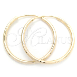 Argolla Pequeña 02.58.0081.20 Oro Laminado, Pulido, Tono Dorado
