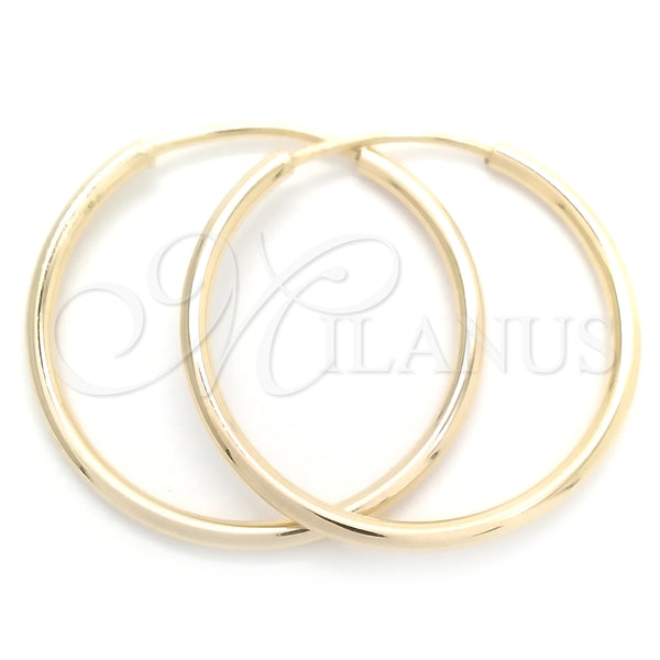 Argolla Pequeña 02.58.0081.20 Oro Laminado, Pulido, Tono Dorado