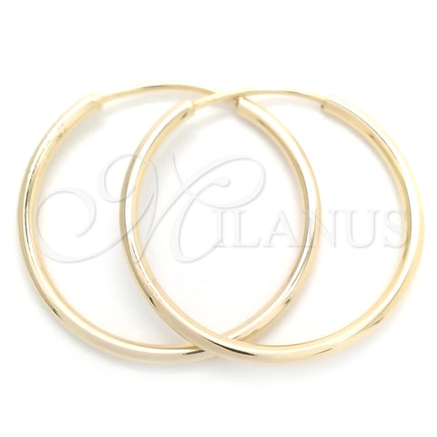 Argolla Pequeña 02.58.0081.20 Oro Laminado, Pulido, Tono Dorado