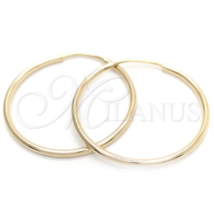 Argolla Pequeña 02.58.0081.25 Oro Laminado, Pulido, Tono Dorado