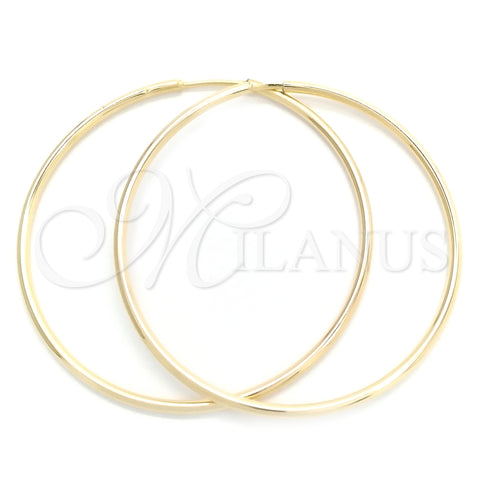 Argolla Pequeña 02.58.0081.40 Oro Laminado, Pulido, Tono Dorado