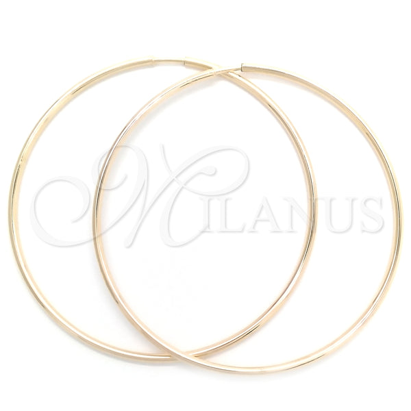 Argolla Pequeña 02.58.0081.50 Oro Laminado, Pulido, Tono Dorado