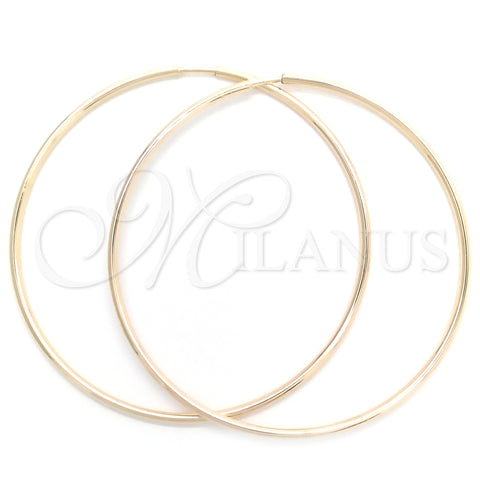 Argolla Pequeña 02.58.0081.50 Oro Laminado, Pulido, Tono Dorado