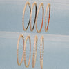 Kit Surtido de 8 Pares de Argollas Grandes de Oro Laminado al por mayor — SKU 148669