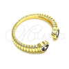 Anillo Multi Piedra 01.213.0009.3 Oro Laminado, Diseño de Corazón, con Amatista Zirconia Cubica, Pulido, Tono Dorado (One size fits all)