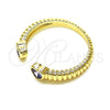 Anillo Multi Piedra 01.213.0009.3 Oro Laminado, Diseño de Corazón, con Amatista Zirconia Cubica, Pulido, Tono Dorado (One size fits all)
