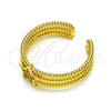Anillo Multi Piedra 01.310.0019 Oro Laminado, Diseño de Estrella, con Blanca Micro Pave, Pulido, Tono Dorado (One size fits all)