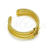 Anillo Multi Piedra 01.310.0019 Oro Laminado, Diseño de Estrella, con Blanca Micro Pave, Pulido, Tono Dorado (One size fits all)