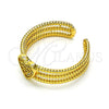 Anillo Multi Piedra 01.310.0020 Oro Laminado, Diseño de Corazón, con Blanca Micro Pave, Pulido, Tono Dorado (One size fits all)