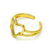 Anillo Elegante 01.310.0026 Oro Laminado, Diseño de Corazón, Pulido, Tono Dorado (One size fits all)