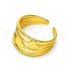 Anillo Elegante 01.310.0027 Oro Laminado, Diseño de Corazón, Pulido, Tono Dorado (One size fits all)