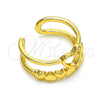 Anillo Elegante 01.310.0028 Oro Laminado, Diseño de Corazón, Pulido, Tono Dorado (One size fits all)