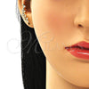 Earcuff 02.210.0725 Oro Laminado, con Blanca Zirconia Cubica, Pulido, Tono Dorado