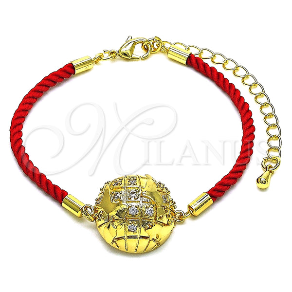 Pulsera Elegante 03.193.0012.06 Oro Laminado, con Blanca Micro Pave, Pulido, Tono Dorado (02 MM Thickness, 6 Inches Length)