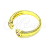 Anillo Multi Piedra 01.341.0076.1 Oro Laminado, Diseño de Corazón, con Rosado Zirconia Cubica, Pulido, Tono Dorado (One size fits all)
