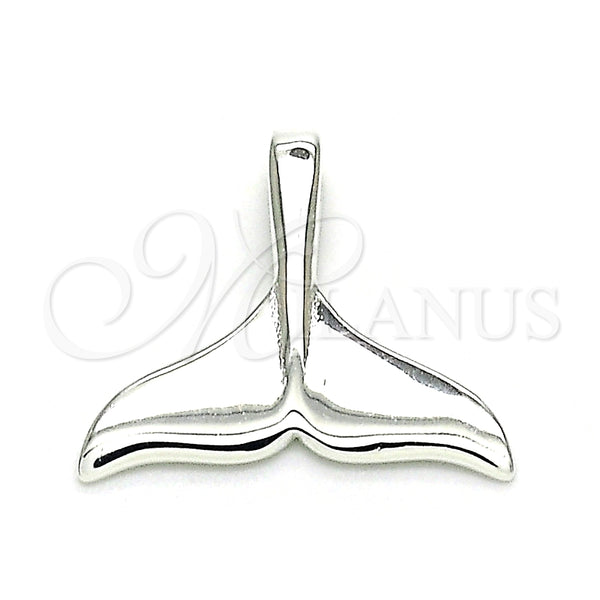 Dije Elegante 05.398.0038 Plata Rodinada, Pulido, Crudo