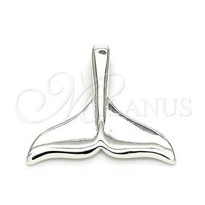 Dije Elegante 05.398.0038 Plata Rodinada, Pulido, Crudo