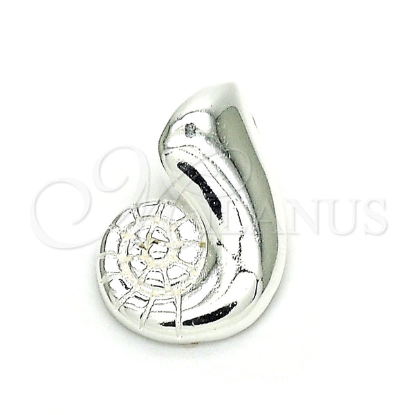 Dije Elegante 05.398.0050 Plata Rodinada, Pulido, Crudo
