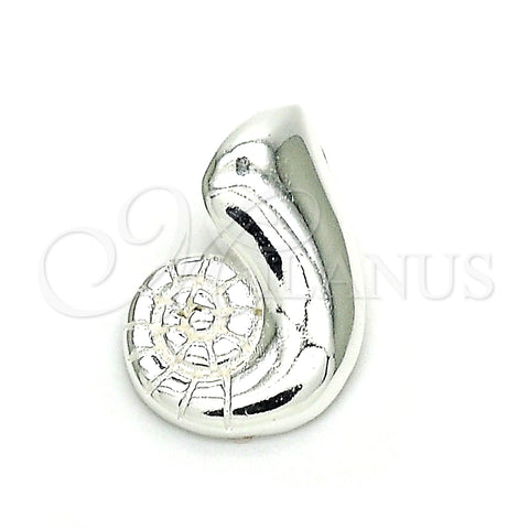 Dije Elegante 05.398.0050 Plata Rodinada, Pulido, Crudo
