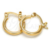 Argola de Niño 5.134.014.06 Oro Laminado, Pulido, Tono Dorado