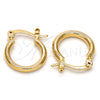 Argola de Niño 5.134.014.06 Oro Laminado, Pulido, Tono Dorado