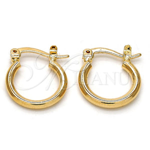 Argola de Niño 5.134.014.06 Oro Laminado, Pulido, Tono Dorado