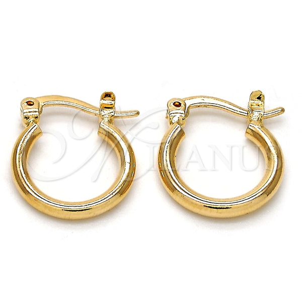 Argola de Niño 5.134.014.06 Oro Laminado, Pulido, Tono Dorado