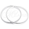 Argolla Grande 02.389.0188.50 Plata Rodinada, Diamantado, Tono Plateado