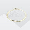 Pulsera Básica 03.02.0085.07 Oro Laminado, Pulido, Tono Dorado (04 MM Thickness, 7 Inches Length)