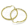 Argolla Grande 02.213.0243.1.50 Oro Laminado, Pulido, Tono Dorado