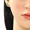 Earcuff 02.210.0740.1 Oro Laminado, Diseño de Libélula, con Multicolor Micro Pave and Rubi Zirconia Cubica, Pulido, Tono Dorado