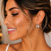 Argolla Pequeña 02.402.0029.15 Plata Rodinada, Diseño de Cruz, con Zirconia Cubica Blanca, Pulido, Tono Plateado