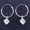 Argolla Pequeña 02.402.0036.15 Plata Rodinada, con Zirconia Cubica Blanca, Pulido, Tono Plateado