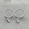 Argolla Pequeña 02.402.0037.15 Plata Rodinada, Diseño de Corazón, con Zirconia Cubica Blanca, Pulido, Tono Plateado