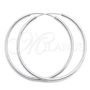 Argolla Grande 02.397.0037.50 Plata Rodinada, Pulido, Tono Plateado