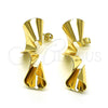 Arete Dormilona 02.213.0405 Oro Laminado, Pulido, Tono Dorado